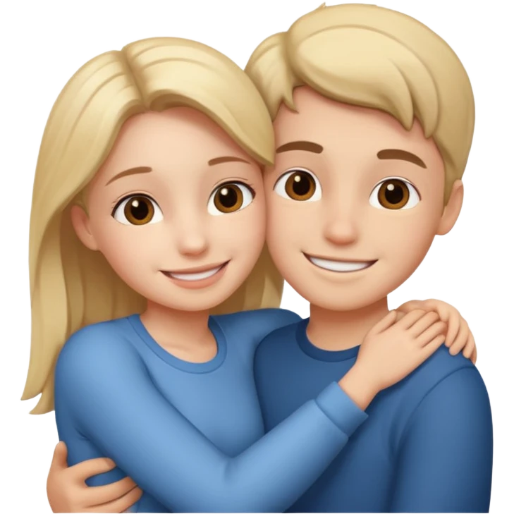 Make a girl and boy inlove emoji