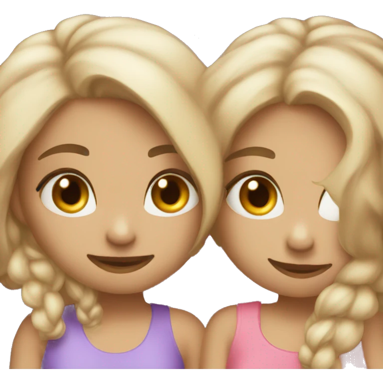 2 girls in love  emoji