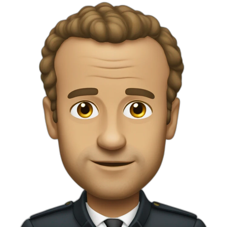 Emmanuel Macron Simpson emoji
