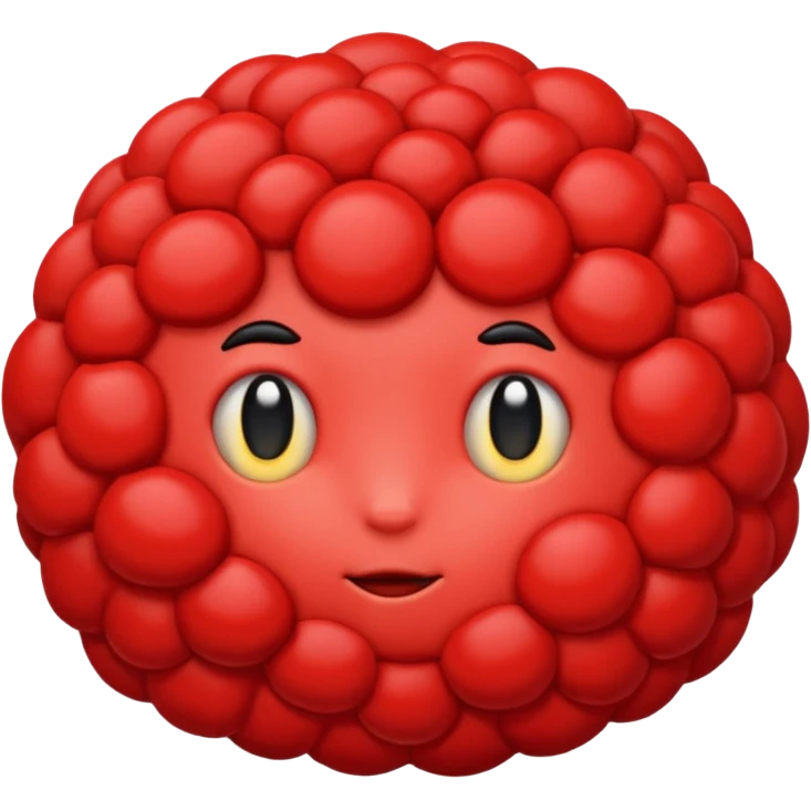 red clump emoji
