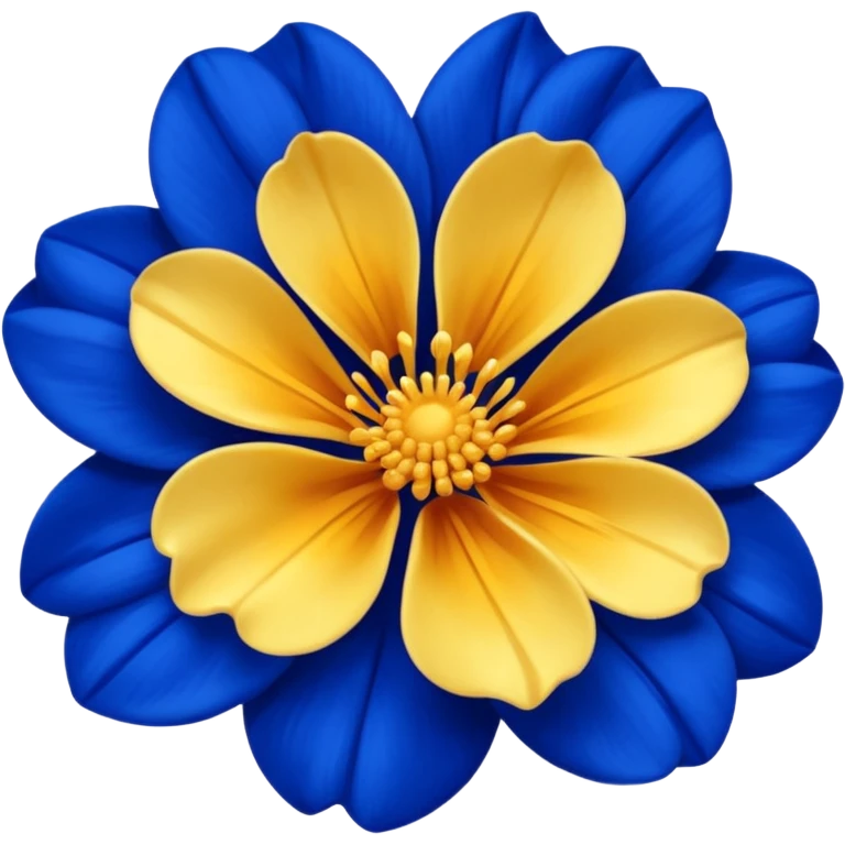 royal blue flower emoji