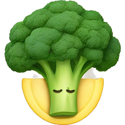 healthy person with broccoli emoji