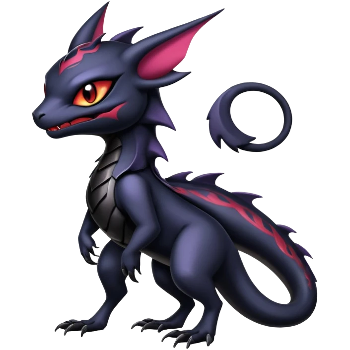 Shiny Epic Badass Edgy Dark Gothic Noibat-Salandit-Litten-Hybrid emoji