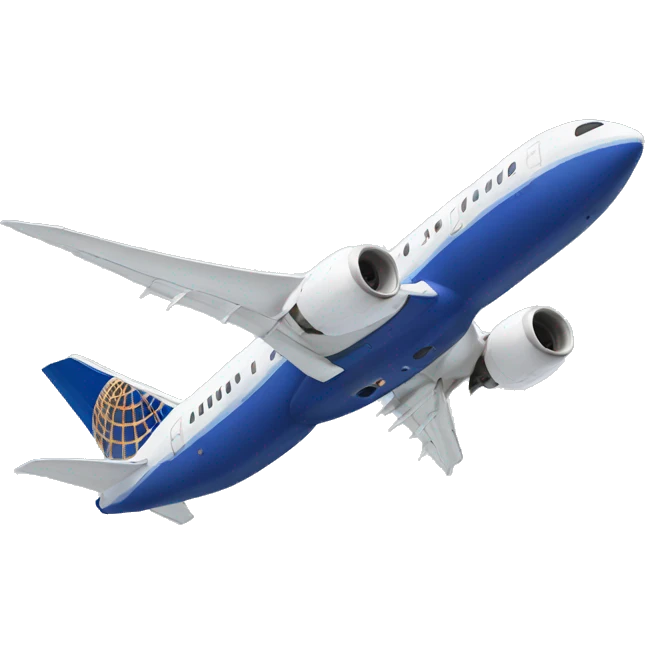 united 787 airplane emoji