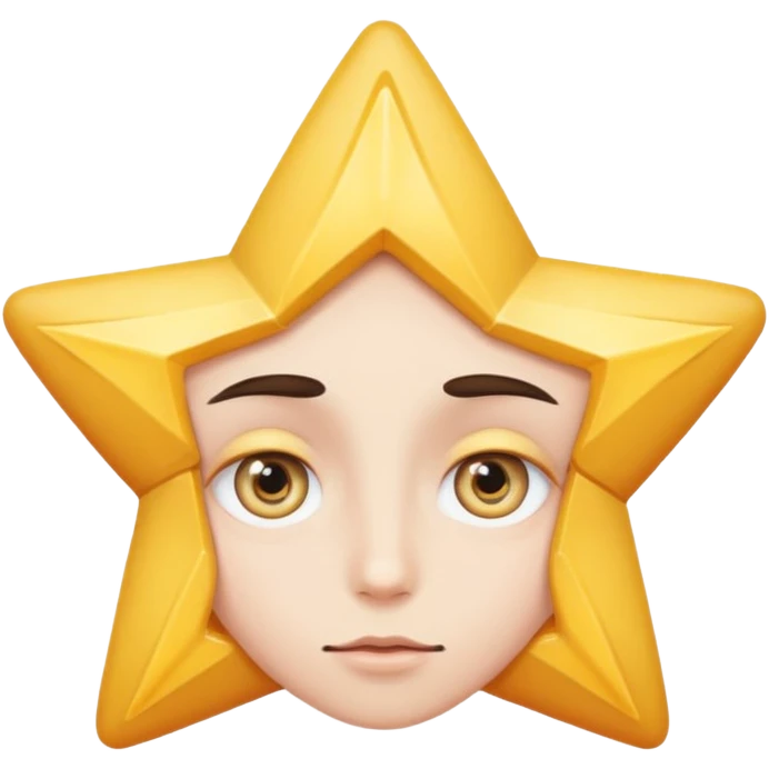 yıldız gözlü kendi  emoji