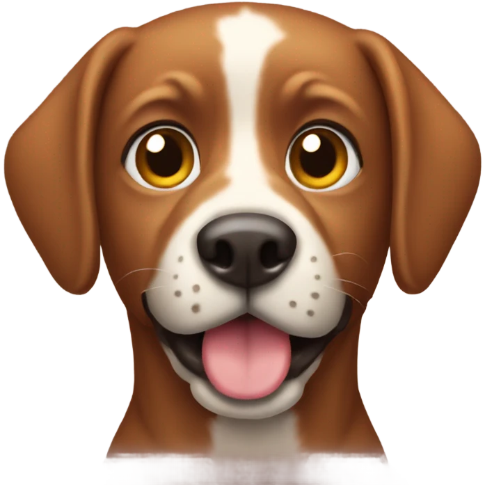High maintenance brown dog emoji