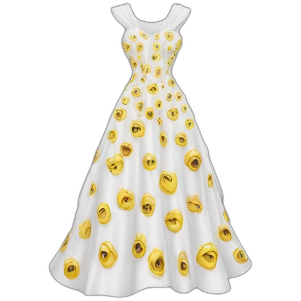 Alexander McQueen spray dress emoji