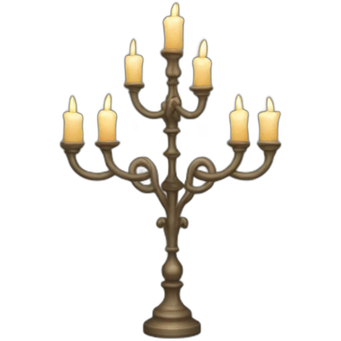 seven-branched candelabrum emoji