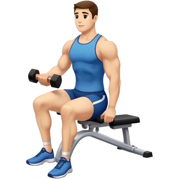 seated calf-raise lower leg exercise emoji