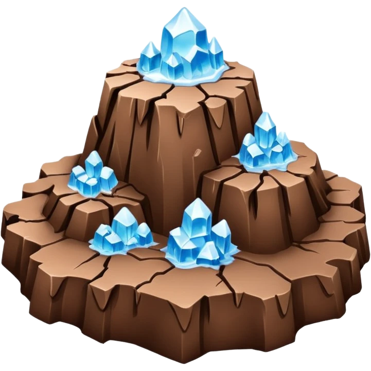 Frozen mudslide emoji
