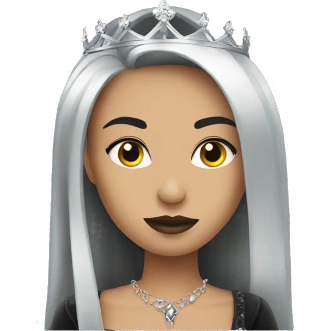 Hot gothic princess emoji