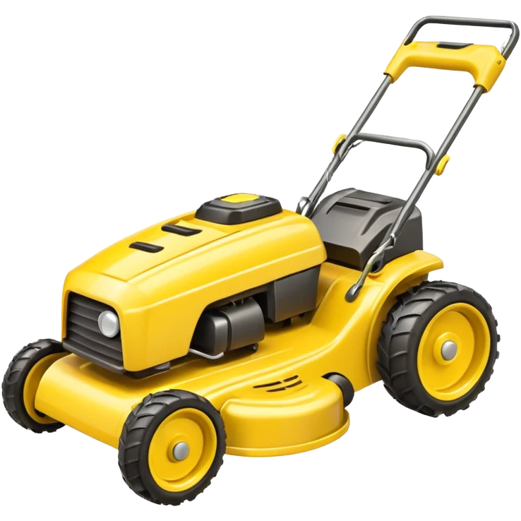 fun lawn mower emojy 2d emoji