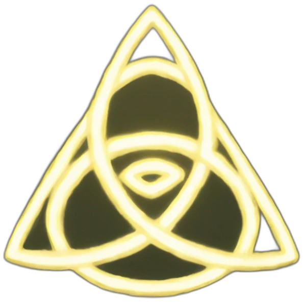 Triquetra with light emoji