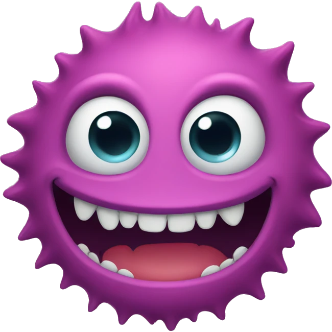 Smile monster emoji