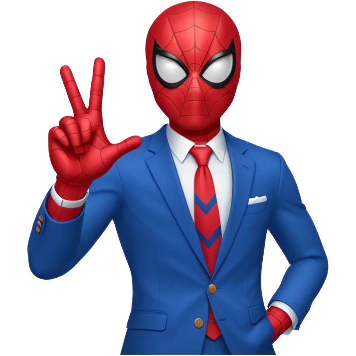 Make Spiderman's hand into an upvote sign 👍 emoji