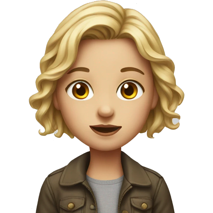 realistic portrait of girl emoji