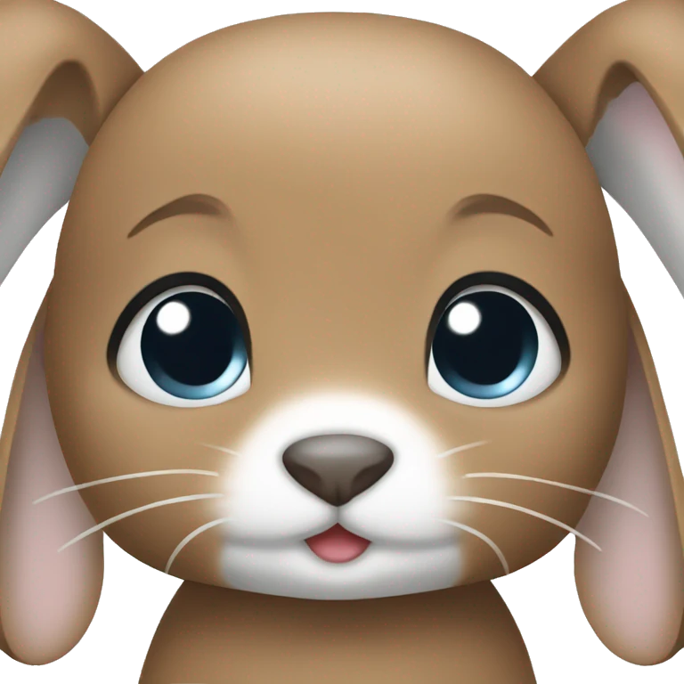 neutral Rabbit brown baby rabbit emoji