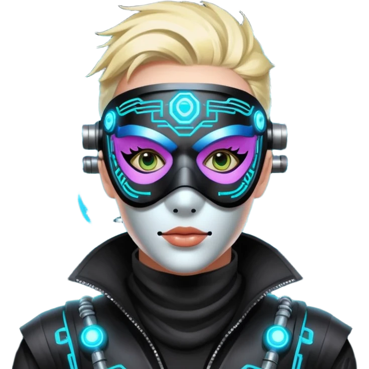 neonpunk hacker emoji