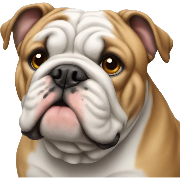English bulldog  emoji