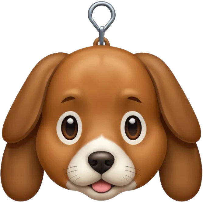 Dog hanging  emoji
