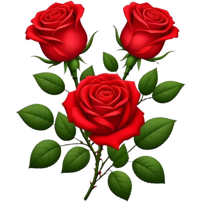 Roses emoji