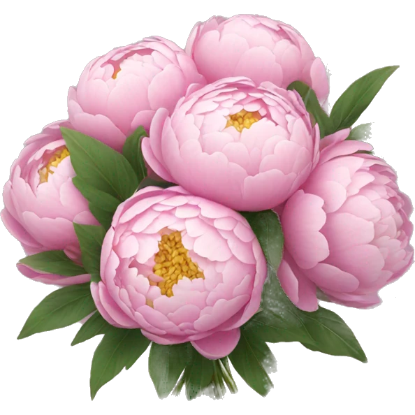 Peony bouquet emoji