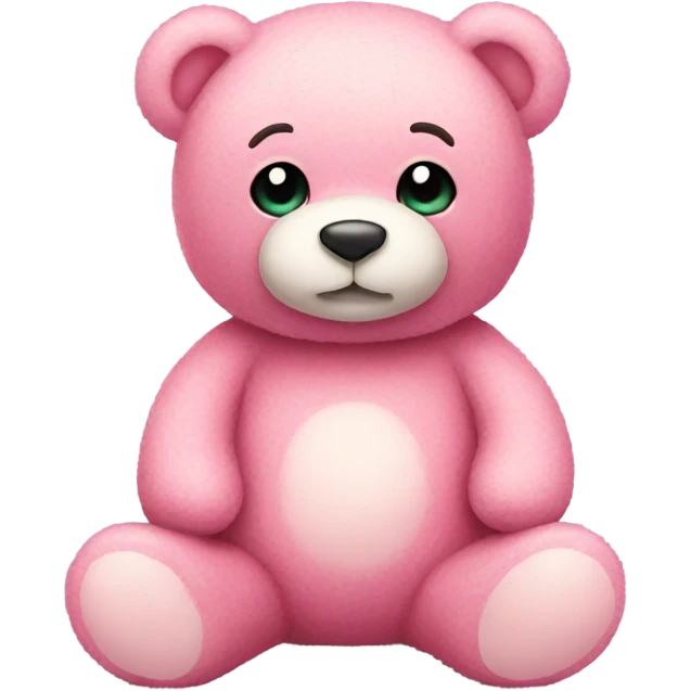 Pink teddy bear  emoji