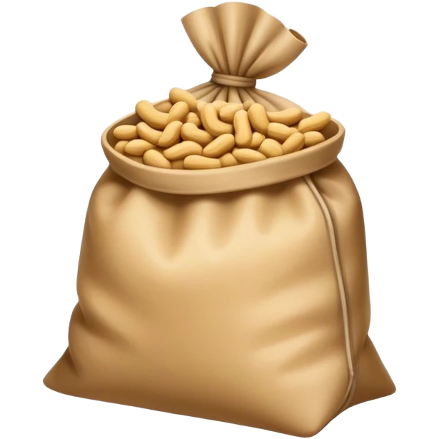 Bag of peanuts emoji