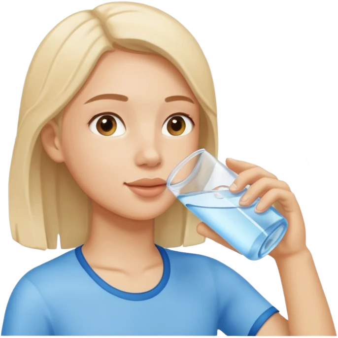 drinking water emoji