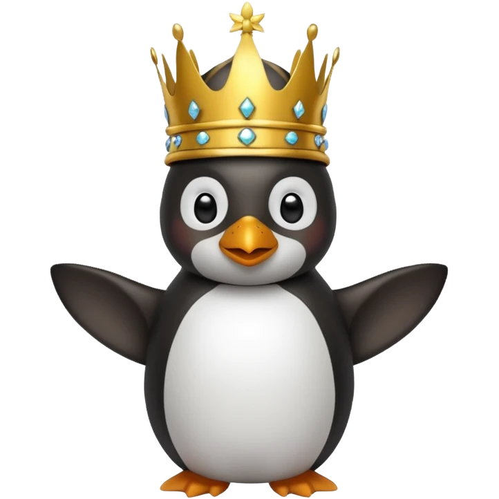 Penguin leach king emoji