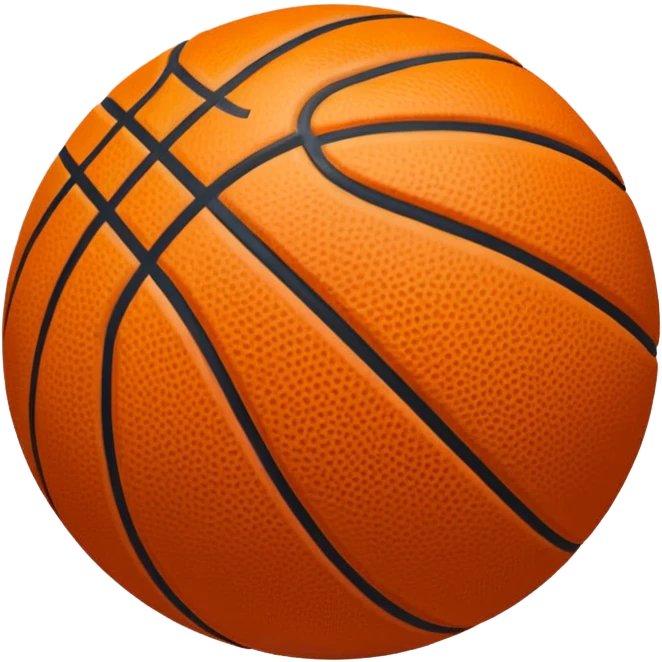 Basketball glowing  emoji