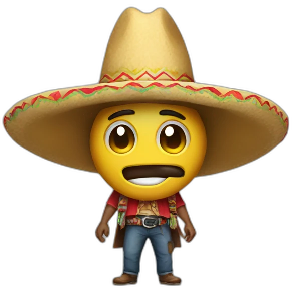nasty sombrero man emoji