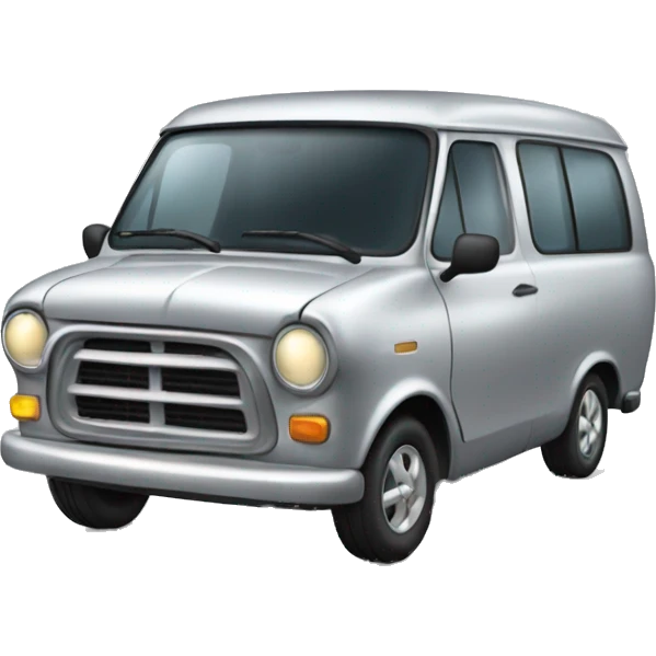 Silver mini van emoji