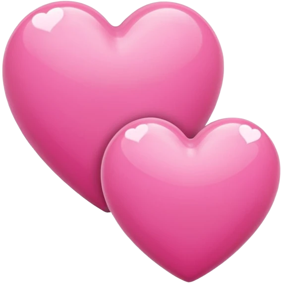 Pink hearts  emoji