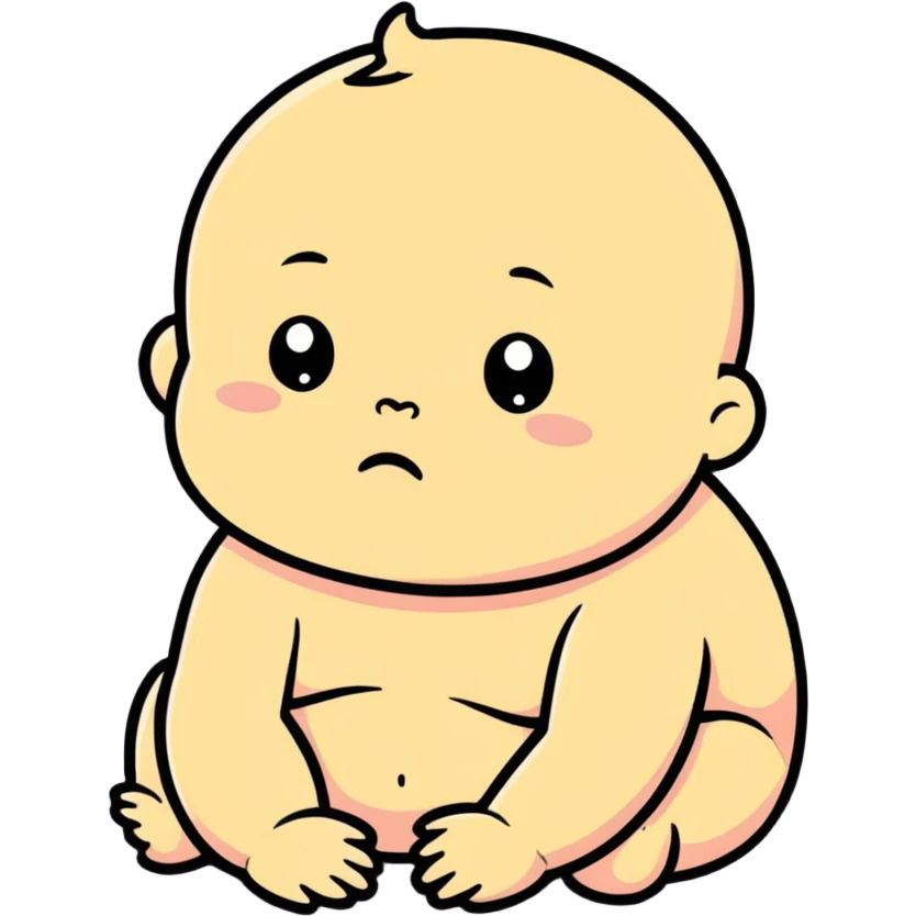 sad fat baby emoji