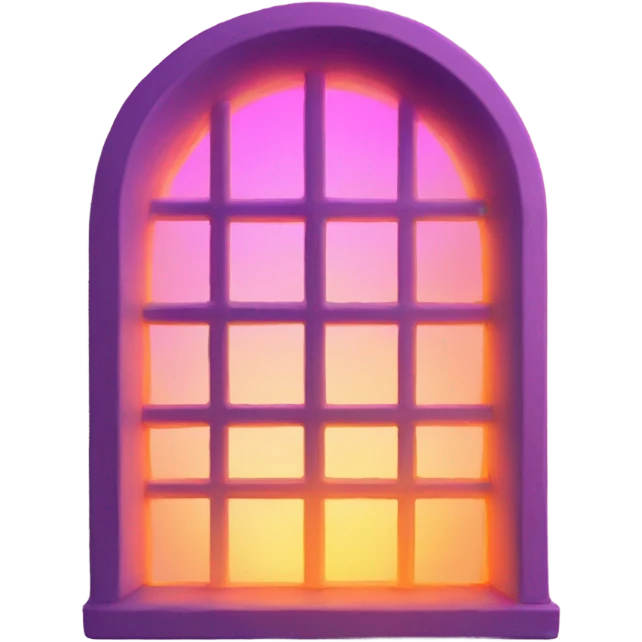 Sunset through window emoji