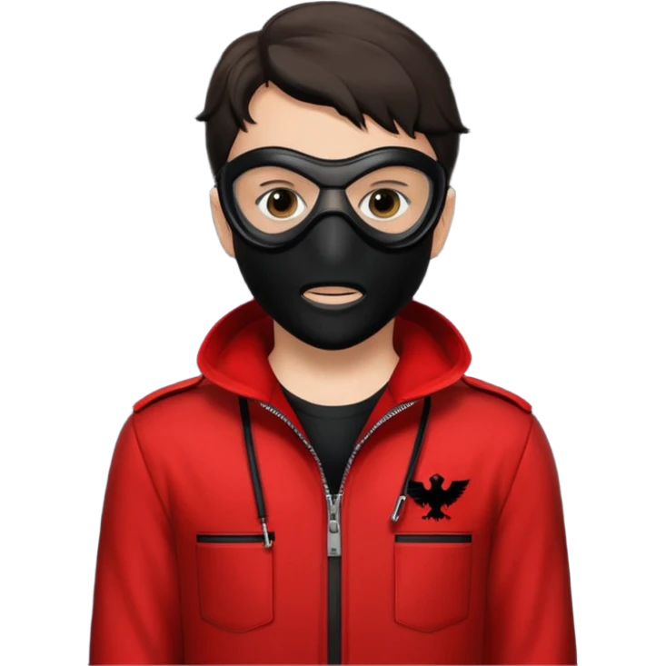 I want a emoji of a character Berlin from money heist. With his costume  emoji