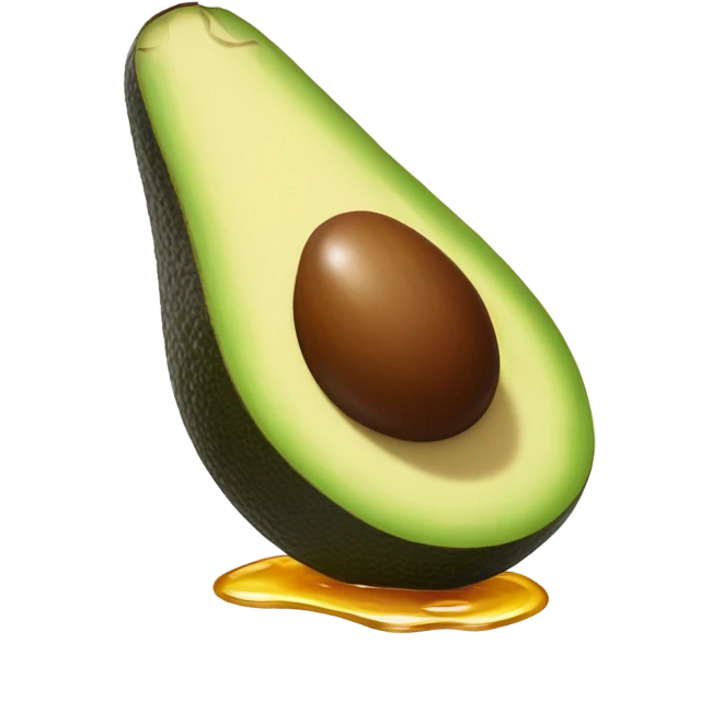 Avocado and maple syrup flag emoji