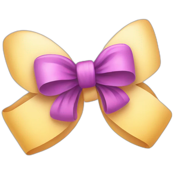 flowers with a bow emoji