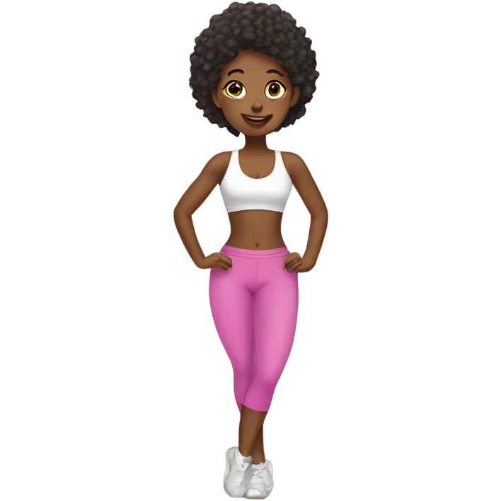 girly gym/pilates emoji