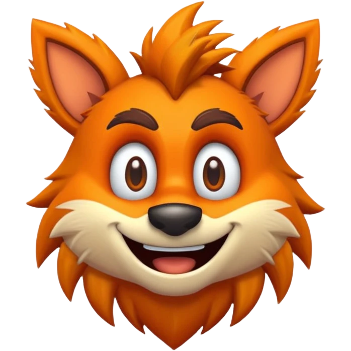 cute Crash Bandicoot emoji style emoji