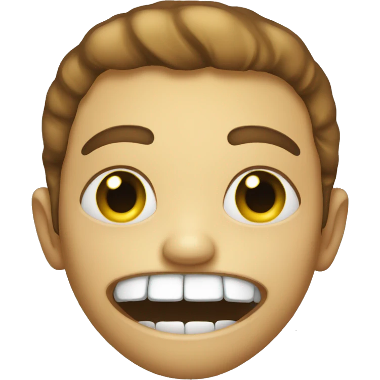 creepy smile emoji