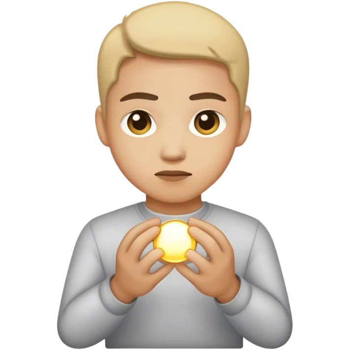 held down emoji