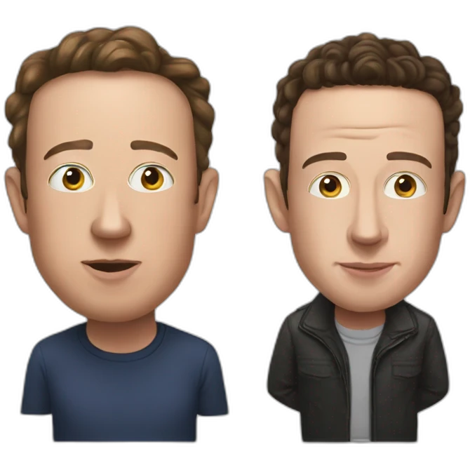 musk vs zuckerberg emoji