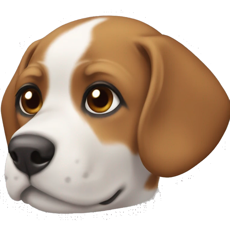 Try color beagle with brown eyes ￼ emoji