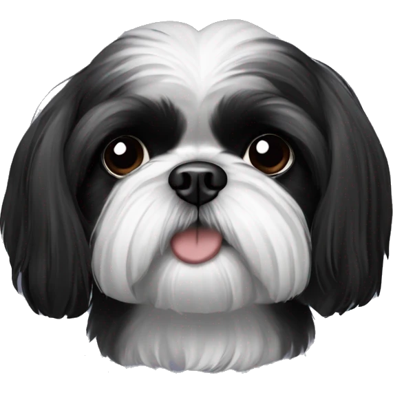Shih tzu noir emoji