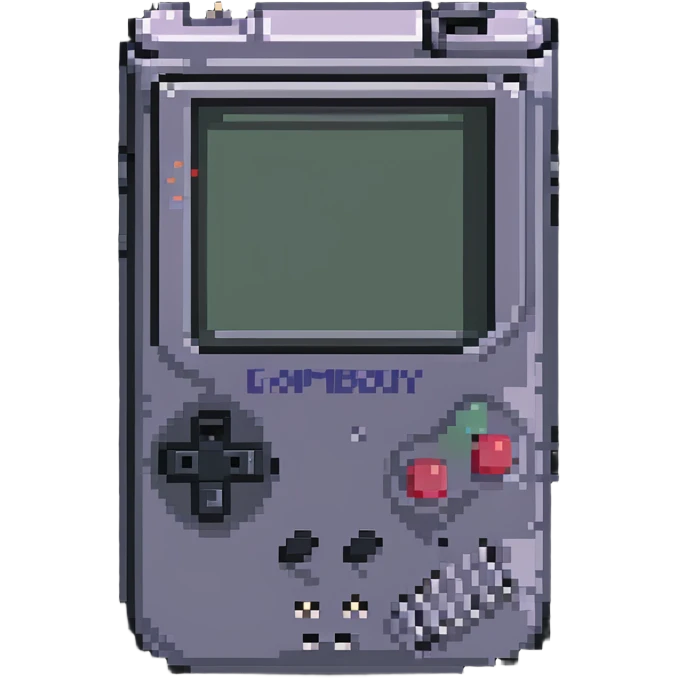 1930s style cartoon gameboy console character

 emoji