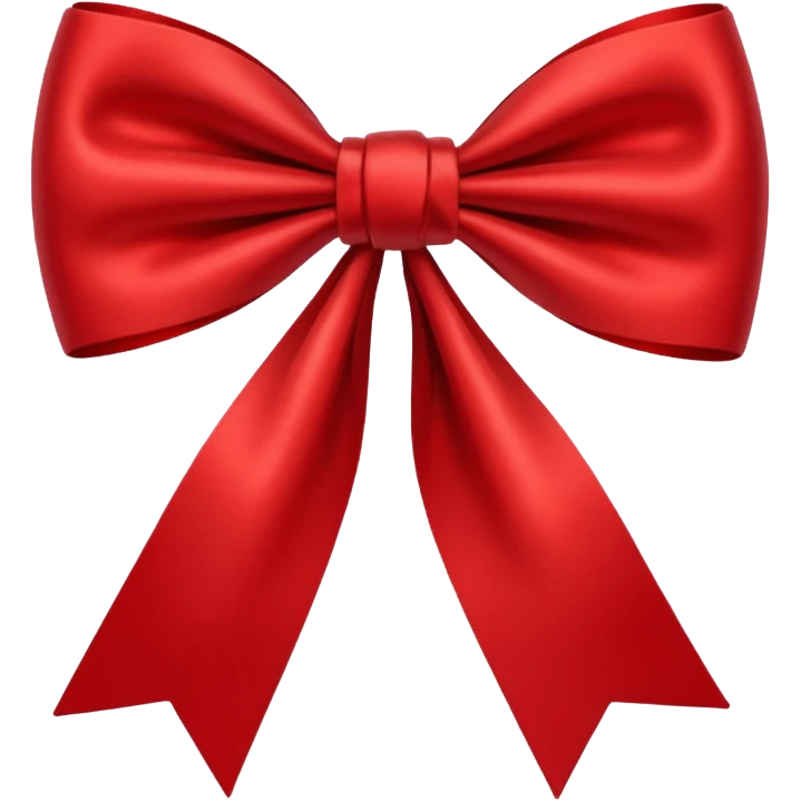 Red bow emoji