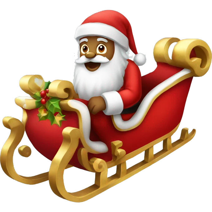 Santa Sleigh emoji