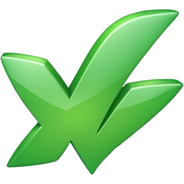 Green check mark emoji